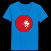 Ladies’  Junior Fine Jersey V-Neck Longer Length T-Shirt Thumbnail