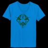 Ladies’  Junior Fine Jersey V-Neck Longer Length T-Shirt Thumbnail