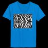 Ladies’  Junior Fine Jersey V-Neck Longer Length T-Shirt Thumbnail