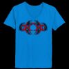 Ladies’  Junior Fine Jersey V-Neck Longer Length T-Shirt Thumbnail