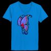 Ladies’  Junior Fine Jersey V-Neck Longer Length T-Shirt Thumbnail