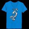 Ladies’  Junior Fine Jersey V-Neck Longer Length T-Shirt Thumbnail