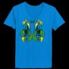 Ladies’  Junior Fine Jersey V-Neck Longer Length T-Shirt Thumbnail