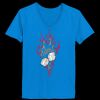 Ladies’  Junior Fine Jersey V-Neck Longer Length T-Shirt Thumbnail