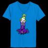 Ladies’  Junior Fine Jersey V-Neck Longer Length T-Shirt Thumbnail