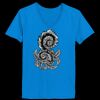 Ladies’  Junior Fine Jersey V-Neck Longer Length T-Shirt Thumbnail