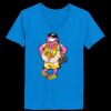 Ladies’  Junior Fine Jersey V-Neck Longer Length T-Shirt Thumbnail