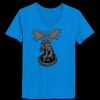 Ladies’  Junior Fine Jersey V-Neck Longer Length T-Shirt Thumbnail