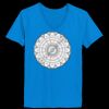 Ladies’  Junior Fine Jersey V-Neck Longer Length T-Shirt Thumbnail