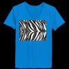 Ladies’  Junior Fine Jersey V-Neck Longer Length T-Shirt Thumbnail