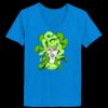 Ladies’  Junior Fine Jersey V-Neck Longer Length T-Shirt Thumbnail