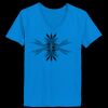 Ladies’  Junior Fine Jersey V-Neck Longer Length T-Shirt Thumbnail