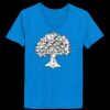 Ladies’  Junior Fine Jersey V-Neck Longer Length T-Shirt Thumbnail