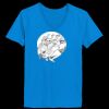 Ladies’  Junior Fine Jersey V-Neck Longer Length T-Shirt Thumbnail