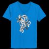 Ladies’  Junior Fine Jersey V-Neck Longer Length T-Shirt Thumbnail