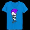 Ladies’  Junior Fine Jersey V-Neck Longer Length T-Shirt Thumbnail