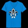 Ladies’  Junior Fine Jersey V-Neck Longer Length T-Shirt Thumbnail