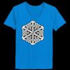 Ladies’  Junior Fine Jersey V-Neck Longer Length T-Shirt Thumbnail