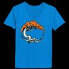 Ladies’  Junior Fine Jersey V-Neck Longer Length T-Shirt Thumbnail