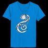 Ladies’  Junior Fine Jersey V-Neck Longer Length T-Shirt Thumbnail
