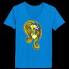 Ladies’  Junior Fine Jersey V-Neck Longer Length T-Shirt Thumbnail