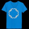 Ladies’  Junior Fine Jersey V-Neck Longer Length T-Shirt Thumbnail
