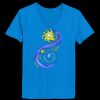 Ladies’  Junior Fine Jersey V-Neck Longer Length T-Shirt Thumbnail