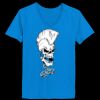 Ladies’  Junior Fine Jersey V-Neck Longer Length T-Shirt Thumbnail