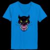 Ladies’  Junior Fine Jersey V-Neck Longer Length T-Shirt Thumbnail
