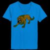 Ladies’  Junior Fine Jersey V-Neck Longer Length T-Shirt Thumbnail