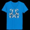Ladies’  Junior Fine Jersey V-Neck Longer Length T-Shirt Thumbnail