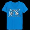 Ladies’  Junior Fine Jersey V-Neck Longer Length T-Shirt Thumbnail
