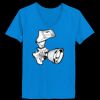 Ladies’  Junior Fine Jersey V-Neck Longer Length T-Shirt Thumbnail