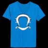 Ladies’  Junior Fine Jersey V-Neck Longer Length T-Shirt Thumbnail