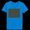Ladies’  Junior Fine Jersey V-Neck Longer Length T-Shirt Thumbnail