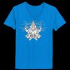 Ladies’  Junior Fine Jersey V-Neck Longer Length T-Shirt Thumbnail