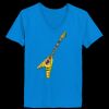 Ladies’  Junior Fine Jersey V-Neck Longer Length T-Shirt Thumbnail