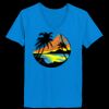 Ladies’  Junior Fine Jersey V-Neck Longer Length T-Shirt Thumbnail