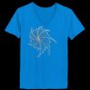 Ladies’  Junior Fine Jersey V-Neck Longer Length T-Shirt Thumbnail