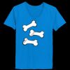 Ladies’  Junior Fine Jersey V-Neck Longer Length T-Shirt Thumbnail