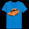 Ladies’  Junior Fine Jersey V-Neck Longer Length T-Shirt Thumbnail