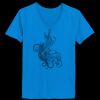 Ladies’  Junior Fine Jersey V-Neck Longer Length T-Shirt Thumbnail