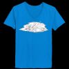 Ladies’  Junior Fine Jersey V-Neck Longer Length T-Shirt Thumbnail