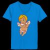 Ladies’  Junior Fine Jersey V-Neck Longer Length T-Shirt Thumbnail