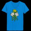 Ladies’  Junior Fine Jersey V-Neck Longer Length T-Shirt Thumbnail