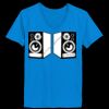 Ladies’  Junior Fine Jersey V-Neck Longer Length T-Shirt Thumbnail