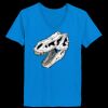 Ladies’  Junior Fine Jersey V-Neck Longer Length T-Shirt Thumbnail