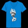 Ladies’  Junior Fine Jersey V-Neck Longer Length T-Shirt Thumbnail