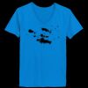 Ladies’  Junior Fine Jersey V-Neck Longer Length T-Shirt Thumbnail