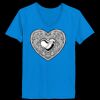 Ladies’  Junior Fine Jersey V-Neck Longer Length T-Shirt Thumbnail